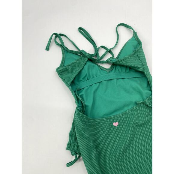 Stoney Clover S green Textured One Piece Swimsuit - Picture 6 of 8
